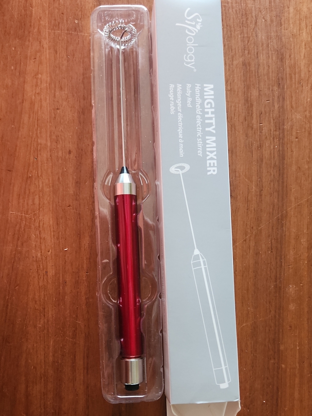 Siplogy Mighty Mixer Handheld Electric Mixer - Red